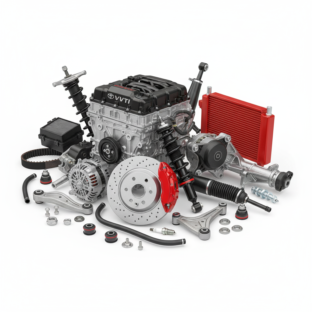 Automotive parts background